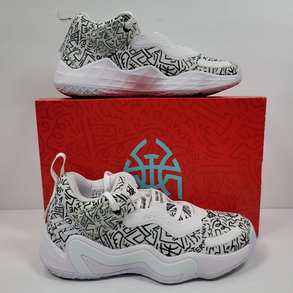 Adidas D.O.N. Issue 3 GCA Other - Adidas D.O.N. Issue 3 GCA Men's Black White Basketball Shoes GW3648 US Size 7.5